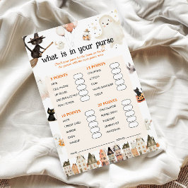 Halloween, was in Ihrem Pursuit Baby Shower Game i