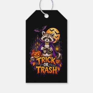 Halloween-Waschbär-Süßes-oder-Saures-Vampir Geschenkanhänger