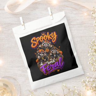 Halloween-Waschbären Gruselig Wild Geschenktütchen