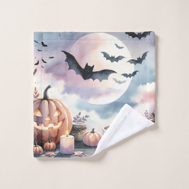 Halloween Wasserfarbe Waschlappen (Waschlappen)