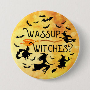 Halloween WASSUP WITCHES? flink Button