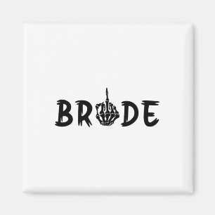 Halloween Wedding Bride Groom Skelett bis zum Tod Magnet