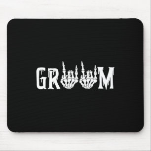 Halloween Wedding Bride Groom Skelett bis zum Tod Mousepad
