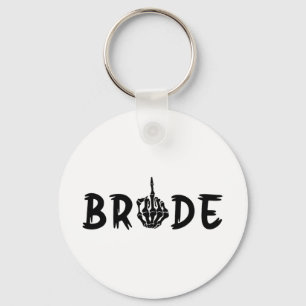 Halloween Wedding Bride Groom Skelett bis zum Tod Schlüsselanhänger