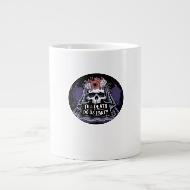 Halloween Wedding Spooky Wedding Halloween-Party T Jumbo-Tasse (Vorderseite)