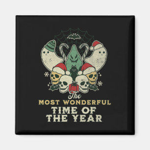 Halloween Weihnachten Mashup Vintage Kostüm Magnet
