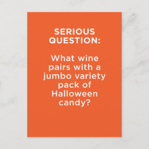 Halloween: Welche Paare mit Wein & Candy? Postkarte