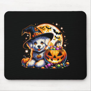 Halloween-Welpen-Hund-T-Shirt9 Mousepad