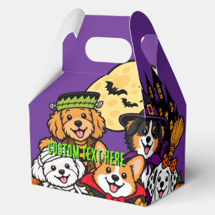 Halloween Welpen Lila Benutzerdefiniert Geschenkschachtel