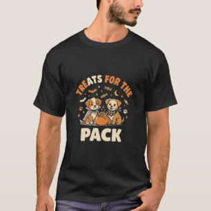 Halloween Welpen Süßigkeiten Crew T-Shirt