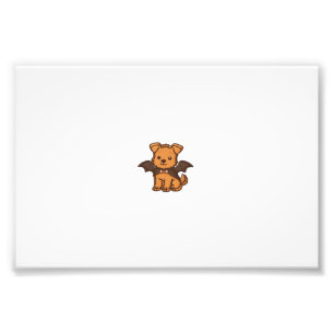 Halloween Welpenliebe � Kawaii Hundekunst Klassisc Fotodruck