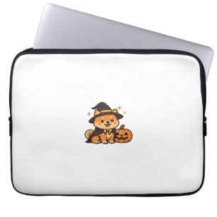 Halloween Welpenliebe � Kawaii Hundekunst Klassisc Laptopschutzhülle