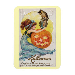 Halloween, wenn Ihr Lover Vintag gesehen wird Magnet