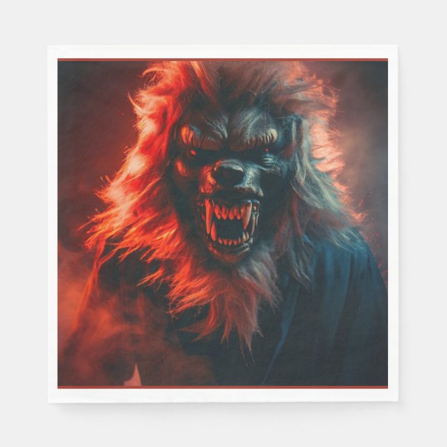 Halloween - Werewolf 4 Serviette (Vorderseite)