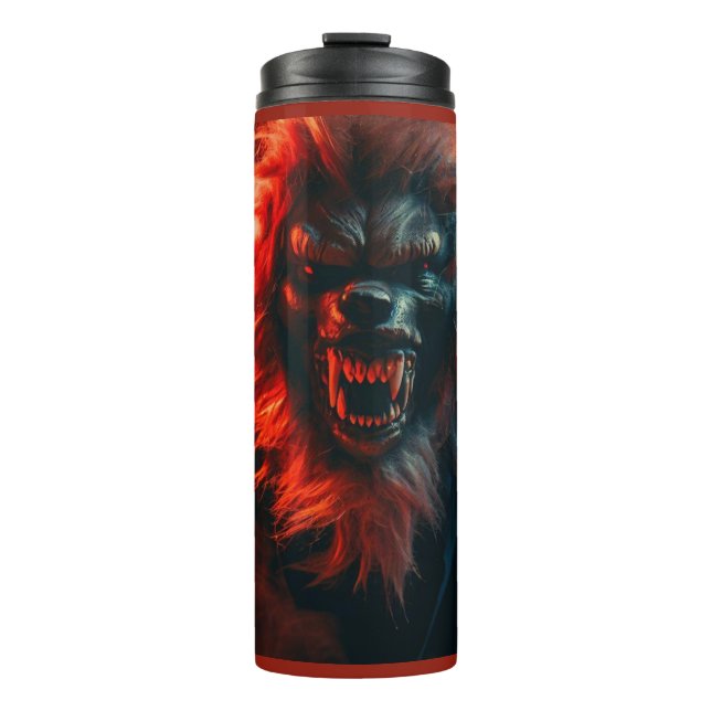 Halloween - Werewolf 4 Thermosbecher (Vorderseite)