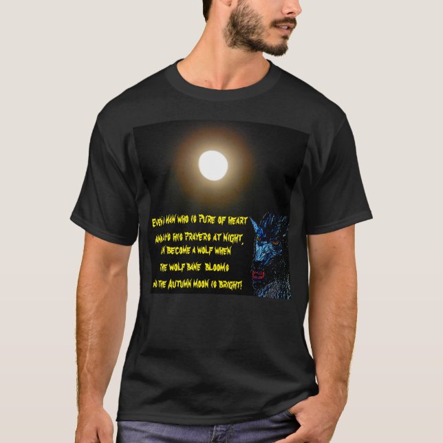 HALLOWEEN WEREWOLF T - SHIRT (Vorderseite)