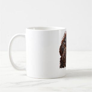 Halloween-Werwolf – Erschreckender Wolfsmensch in Kaffeetasse