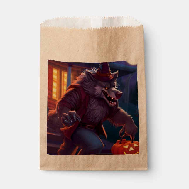Halloween/Werwolf/Herbst/Herbst Geschenktütchen (Vorderseite)