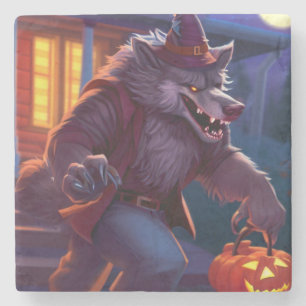 Halloween/Werwolf/Herbst/Herbst Steinuntersetzer