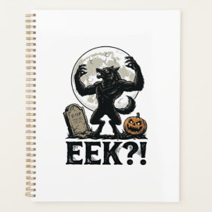 Halloween-Werwolf-Shirt Vintage-Gravur Mond Gr Planer