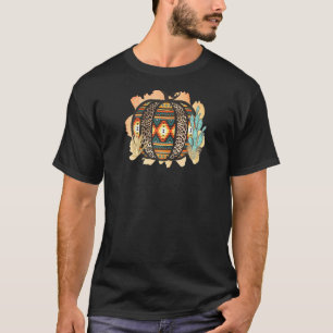 Halloween Western Azteke Leopard Kürbis Kaktus Kuh T-Shirt