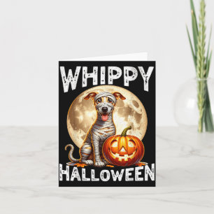 Halloween Whippet Hund Karte