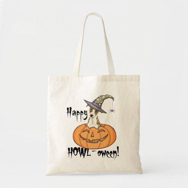 Halloween Whippet Tragetasche (Vorne)