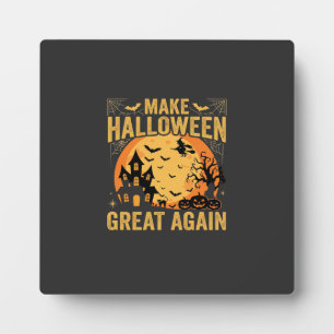 Halloween wieder großartig Spukhaus Kürbis Fotoplatte
