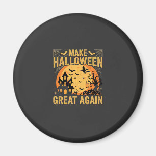 Halloween wieder großartige Geisterhaus-Kürbis Magnet