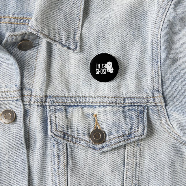 Halloween Wimperngeist Button (Beispiel)