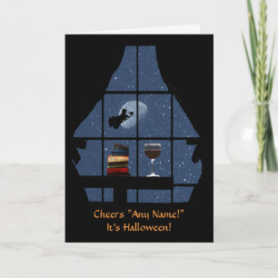 Halloween Wine and Witze Funny Funny Individuelle  Karte