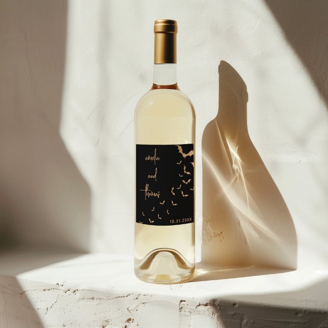 Halloween Wine Label Weinetikett (Von Creator hochgeladen)