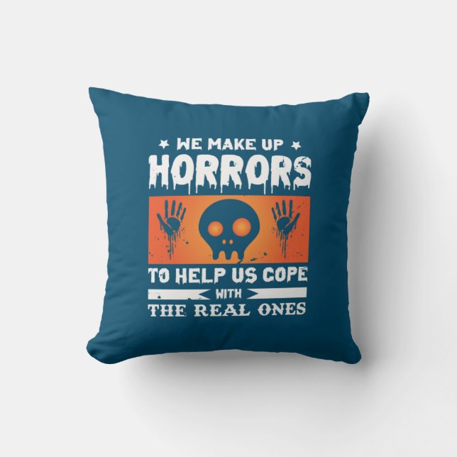 Halloween Wir machen Horror Kissen (Vorderseite)