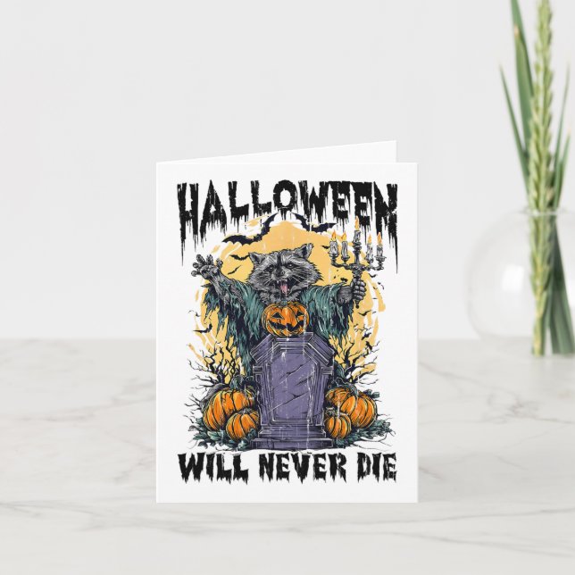 Halloween wird niemals sterben  karte (Vorderseite)