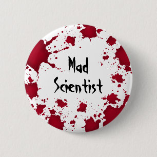 Halloween-Wissenschaftler Button