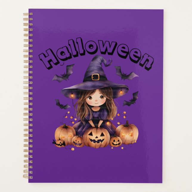 Halloween Witch 2024 Planer (Vorderseite)