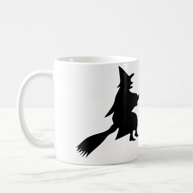 Halloween WITCH BOO! Kaffeetasse (Links)