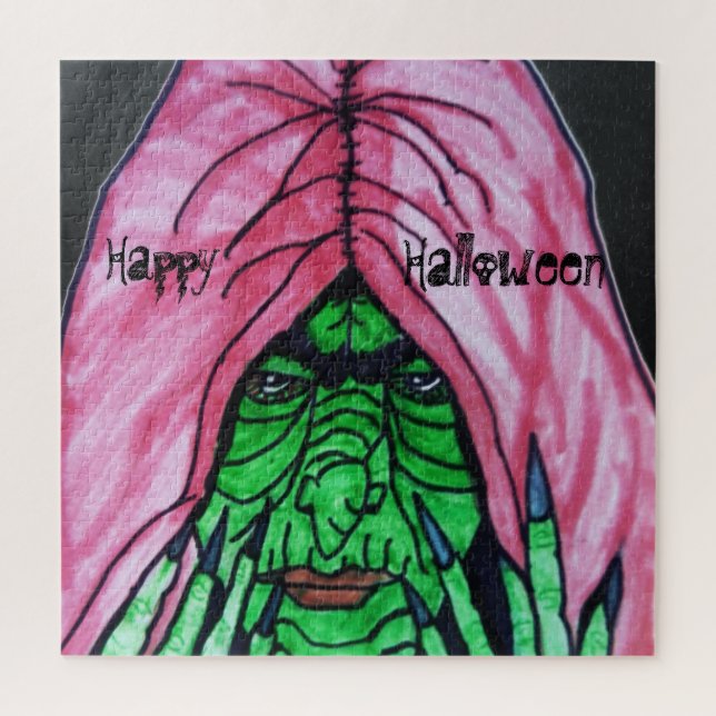 HALLOWEEN WITCH JIGSAW PUZZLE (Vertikal)