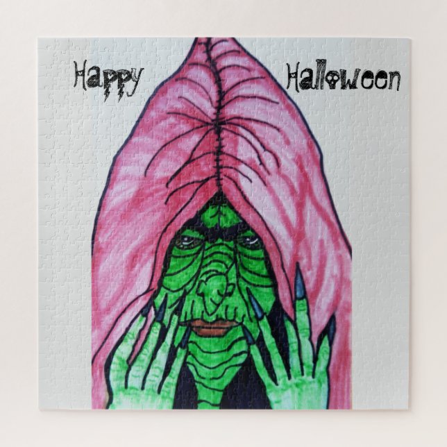 HALLOWEEN WITCH JIGSAW PUZZLE (Vertikal)