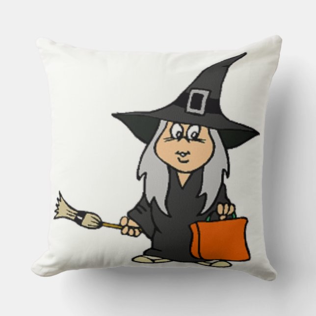 HALLOWEEN WITCH KISSEN (Vorderseite)