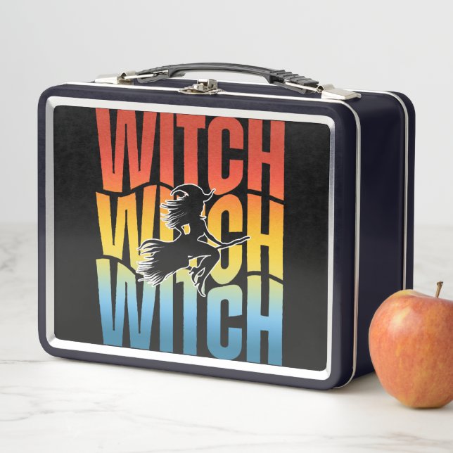 HALLOWEEN WITCH METALL BROTDOSE (Beispiel)
