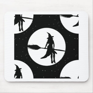 halloween witch mousepad