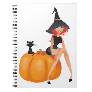 HALLOWEEN WITCH NOTIZBLOCK