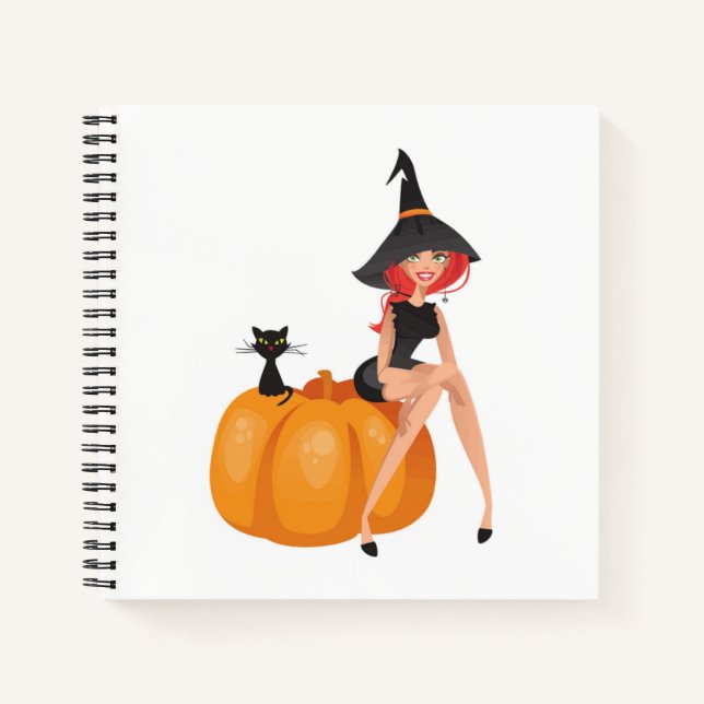 HALLOWEEN WITCH NOTIZBUCH (Vorderseite)