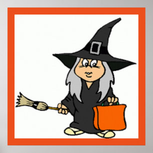 HALLOWEEN WITCH POSTER