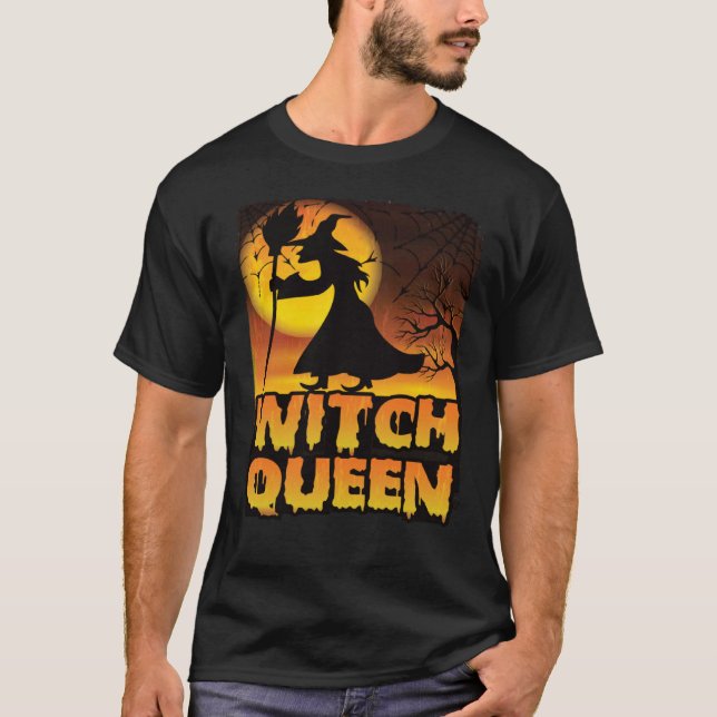 Halloween Witch Queen T-Shirt (Vorderseite)