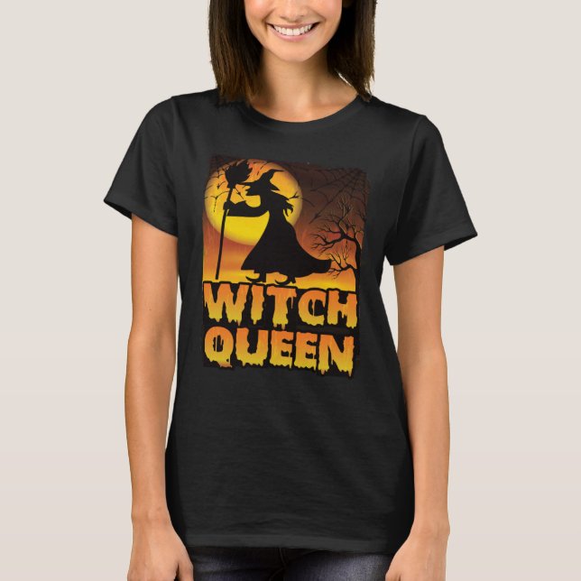 Halloween Witch Queen T-Shirt (Vorderseite)
