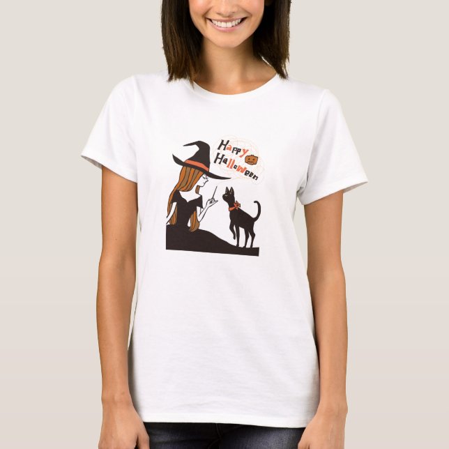 halloween (witch) T-Shirt (Vorderseite)
