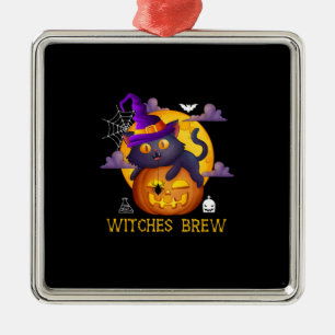 Halloween Witches Brew Ornament Aus Metall