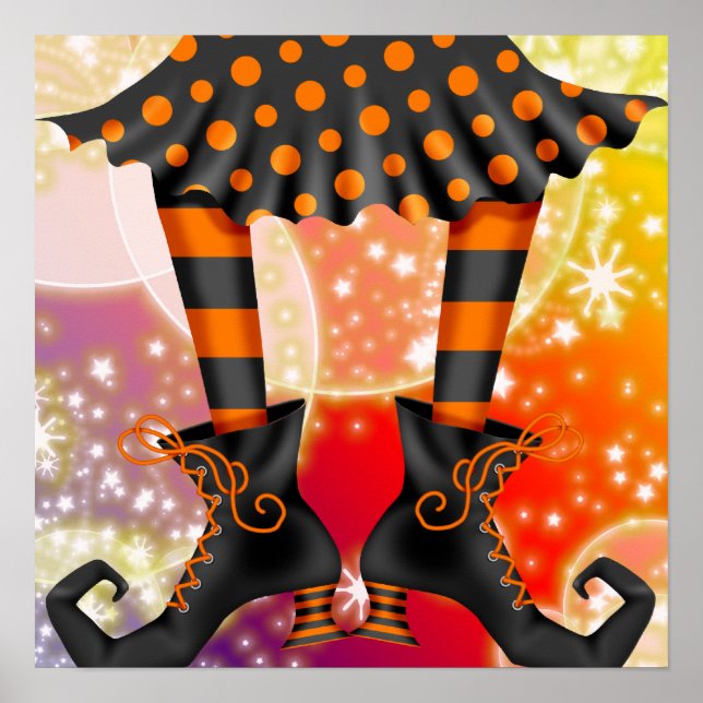 Halloween Witchy Legs - SRF Poster (Vorne)